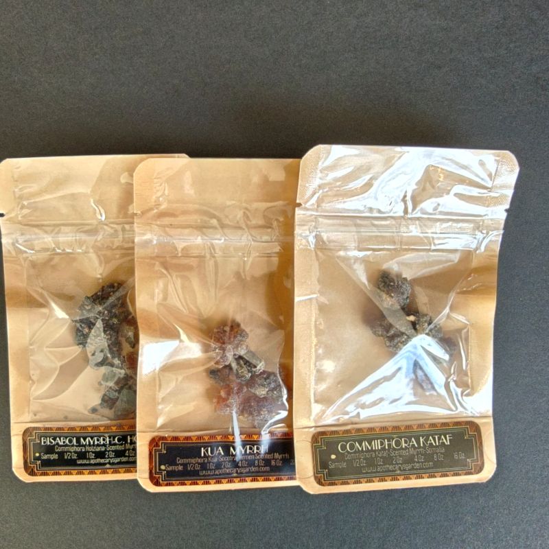 Myrhh Resin Sampler Sets - Standard and Exotic