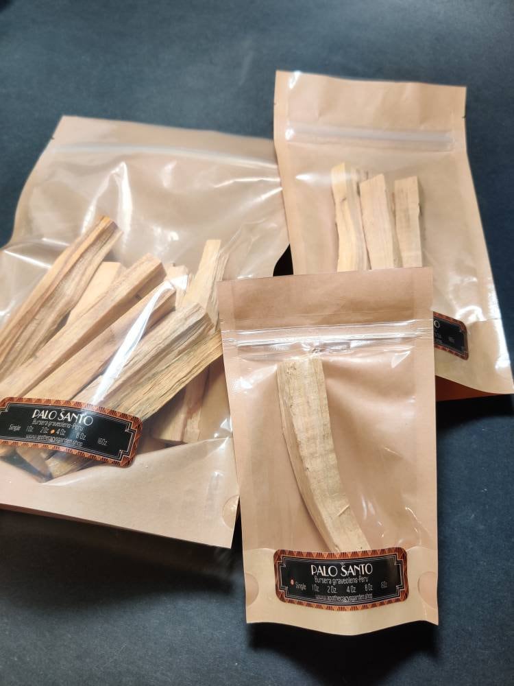 Palo Santo sticks. Intensely fragrant Pieces-NEW FRESH SHIPMENT! Natural Incense-Bursera Graveolens-Sustainable harvest-Peru