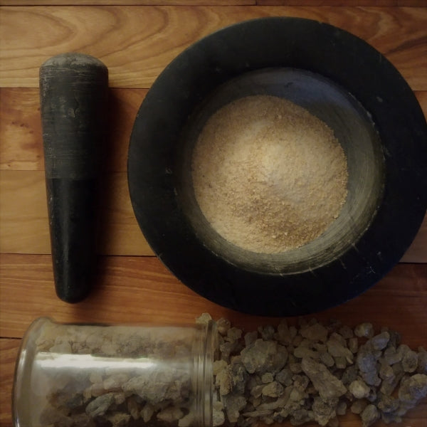 How to Grind Frankincense, Myrrh and other Resins