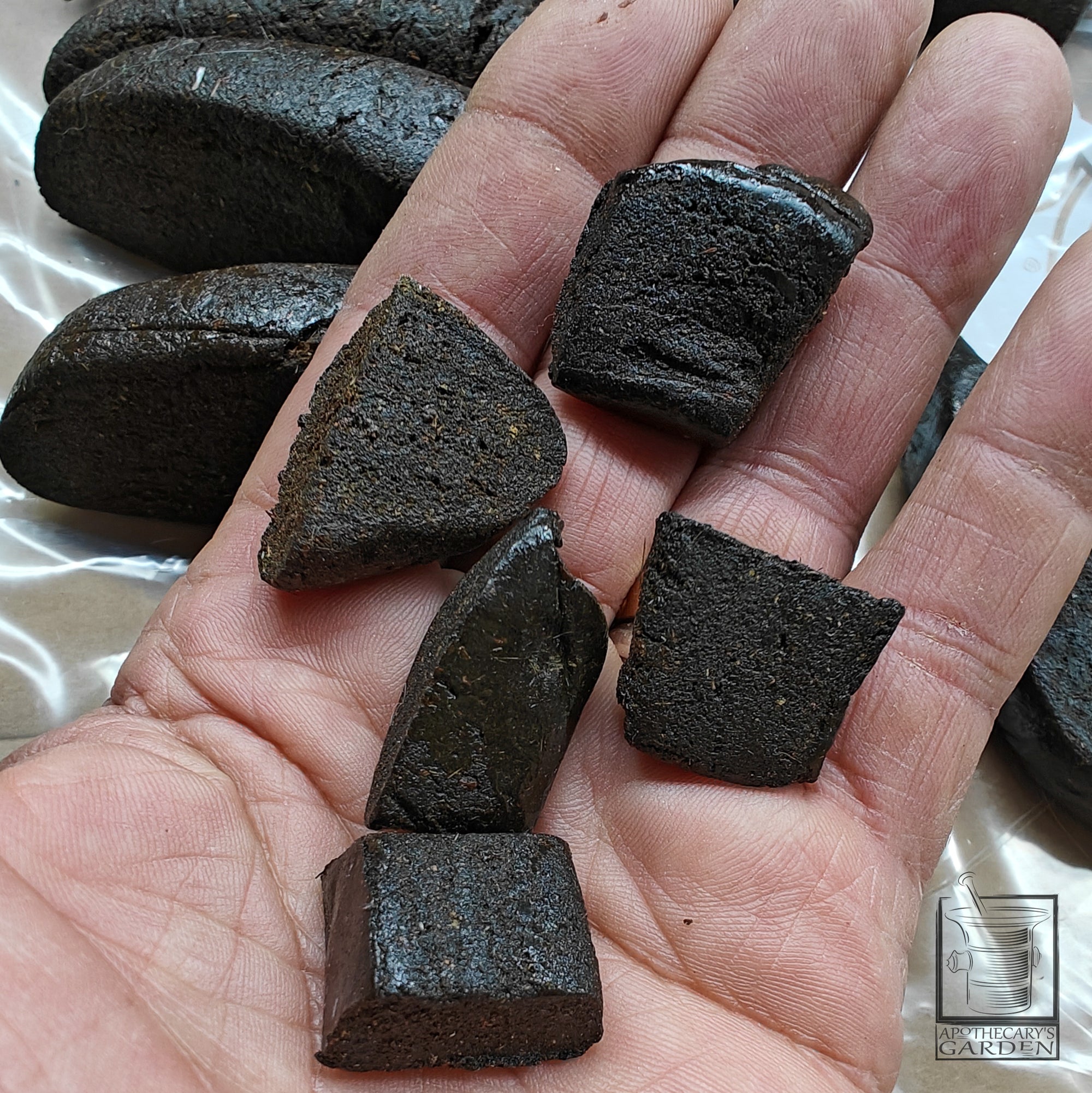 Labdanum Stone Labdanum Crete-Cistus Creticus-Modern or Traditional Harvest ...
