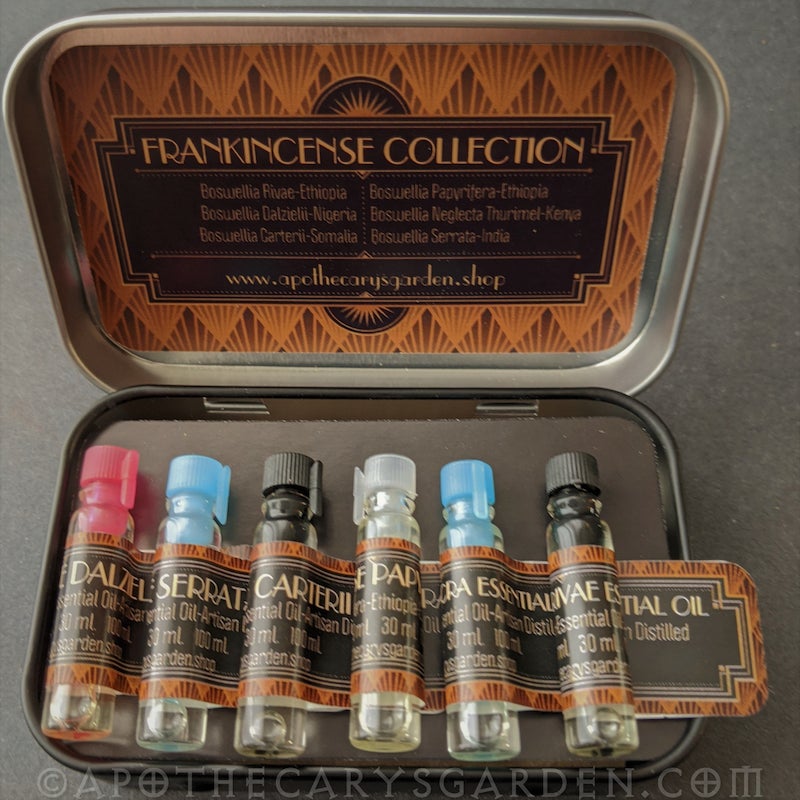 Frankincense Essential Oil Sampler-With Royal Green Hojari