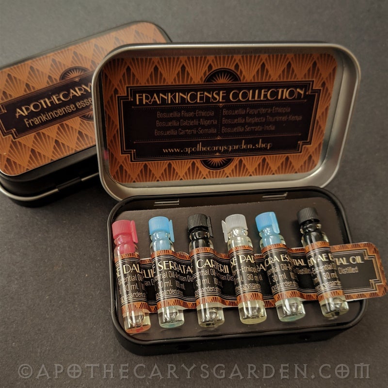 Frankincense Essential Oil Sampler-With Royal Green Hojari