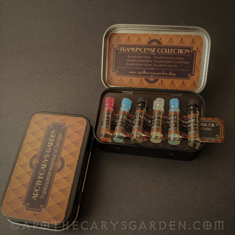 Frankincense Essential Oil Sampler-With Royal Green Hojari