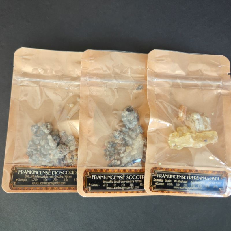 Frankincense Resin Sampler Sets - Standard and Exotic