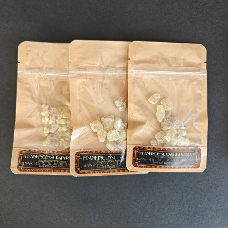 Frankincense Resin Sampler Sets - Standard and Exotic