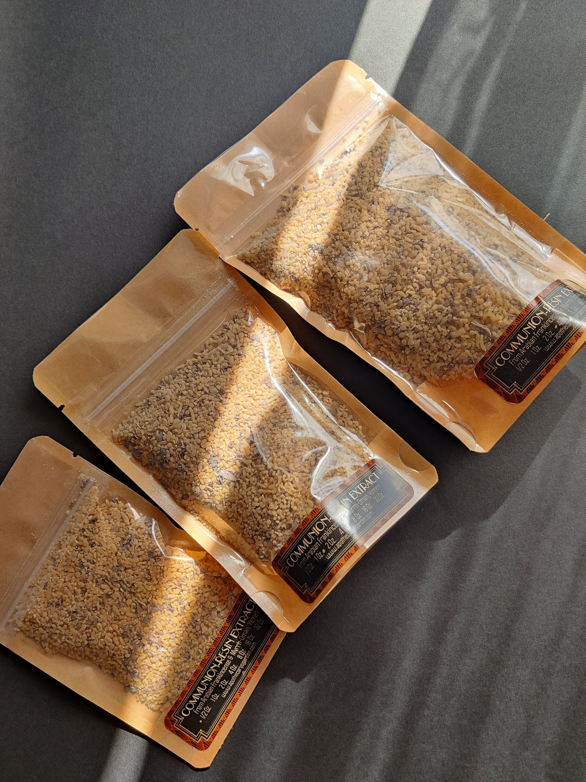Communion Resin Extract-From a Co-distillation of Arabian Frankincense & Myrrh-An easy to use base for salves and cremes