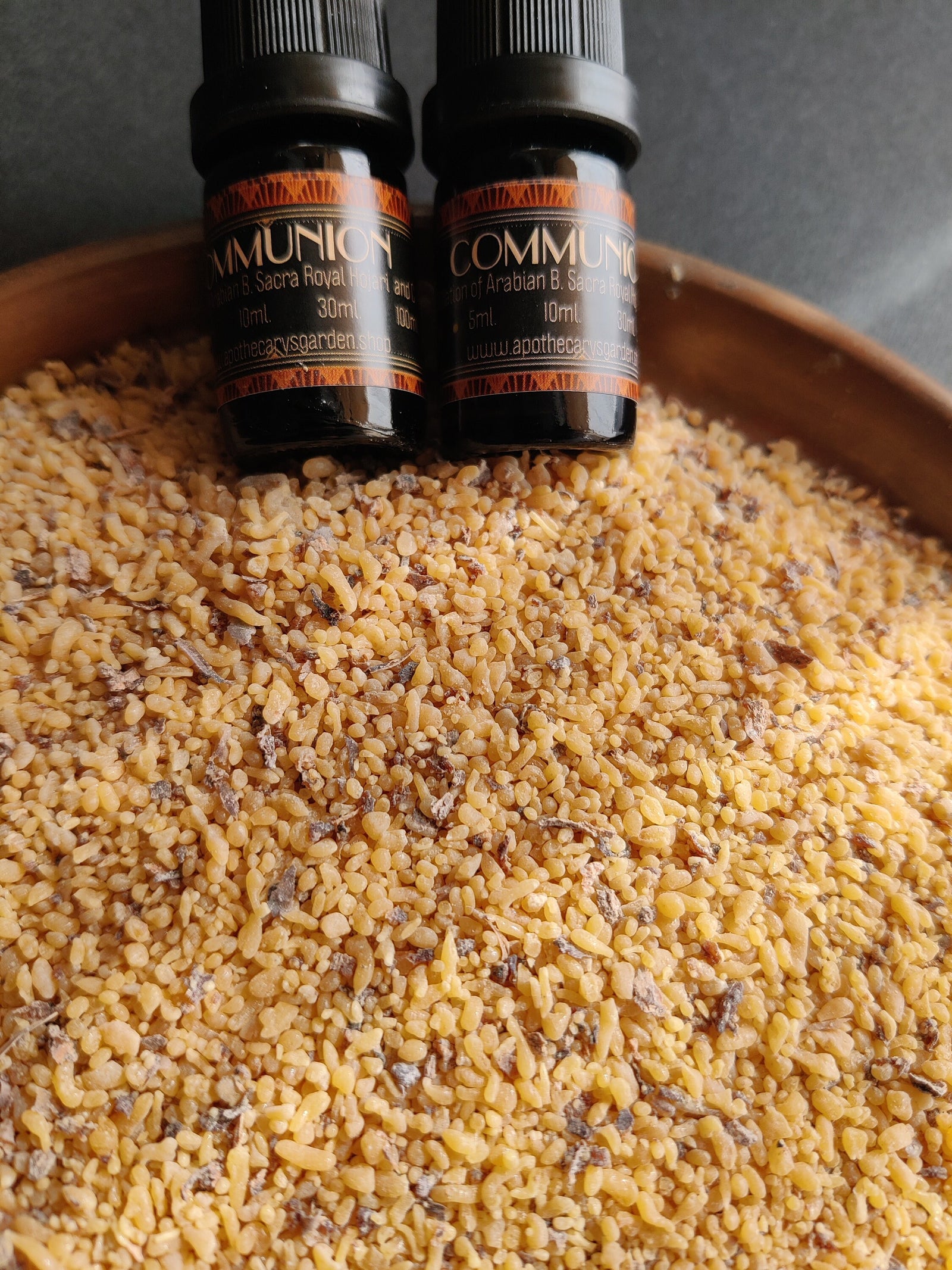 Communion Resin Extract-From a Co-distillation of Arabian Frankincense & Myrrh-An easy to use base for salves and cremes