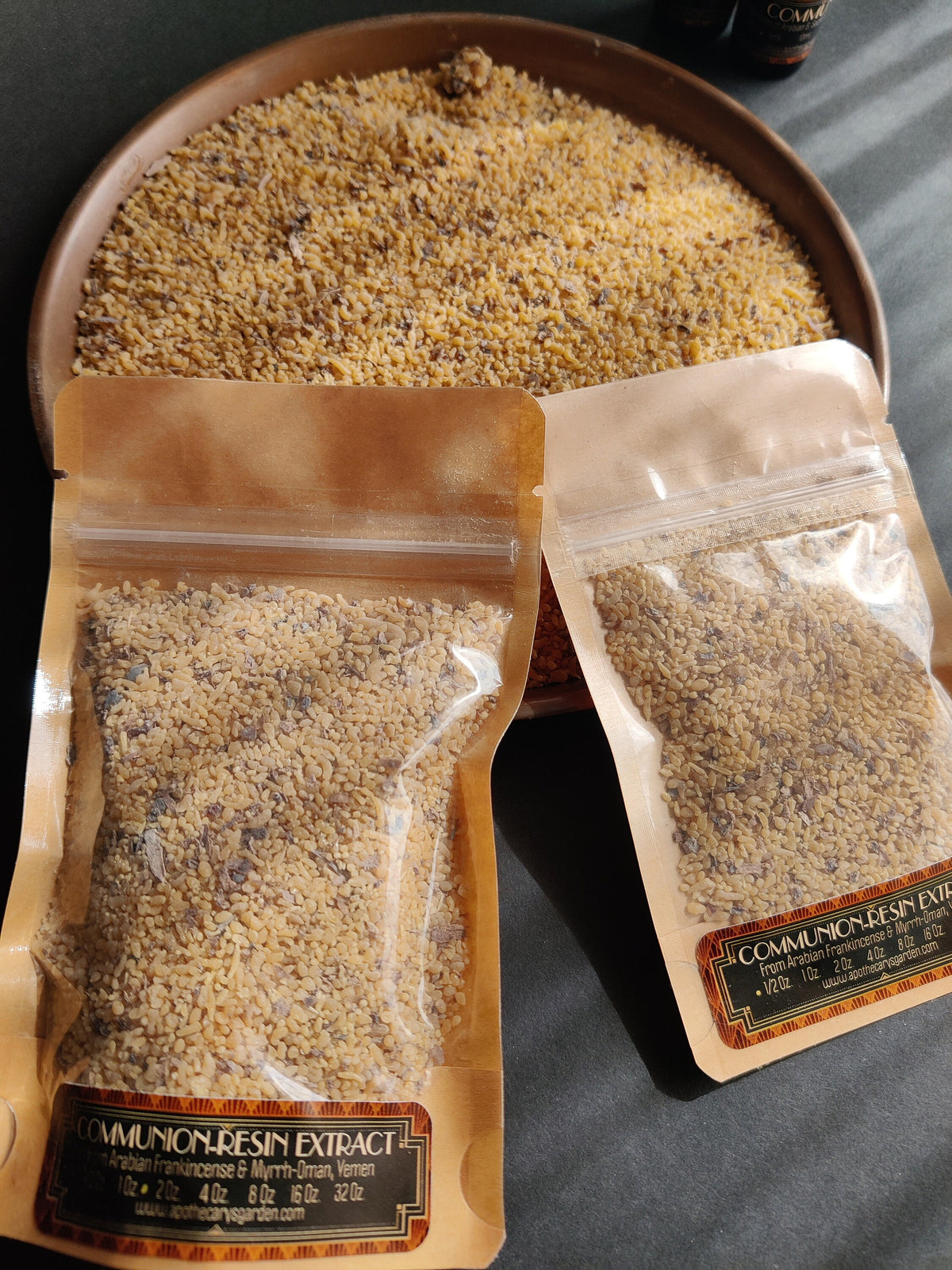 Communion Resin Extract-From a Co-distillation of Arabian Frankincense & Myrrh-An easy to use base for salves and cremes